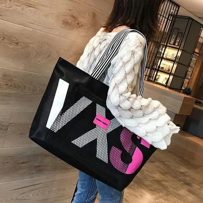 Women's Bag, Large-capacity Single-shoulder Bag, Tote Large Bag, Handbag, Shopping Bag for Going Out, Casual and Simple Canvas