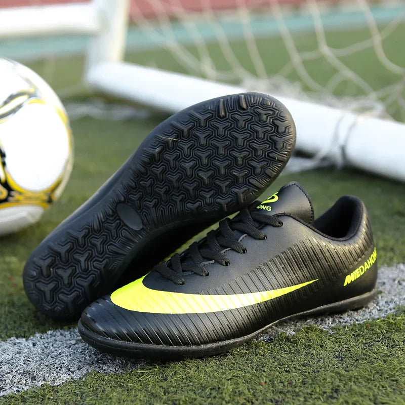Stylish And Comfortable Adult Training Match Sports Football Shoes Outdoor Indoor Grass Sports Shoes For Youth Students 35-47#