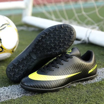 Stylish And Comfortable Adult Training Match Sports Football Shoes Outdoor Indoor Grass Sports Shoes For Youth Students 35-47#