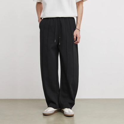 Calças de Moletom Masculinas American Casual Fashion Primavera e Outono 2026 Novas Calças Esportivas Soltas de Camada de Ar Scimitar