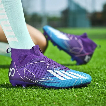 New Unisex Football Boots Professional Non-slip Soccer Shoes Outdoor Drop Shipping Futsal Match Training Sport Sport Sneakers