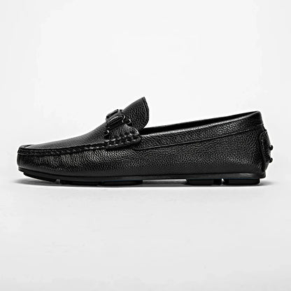 Men Cow Leather Dress Shoes Comfortable Casual Business Loafers