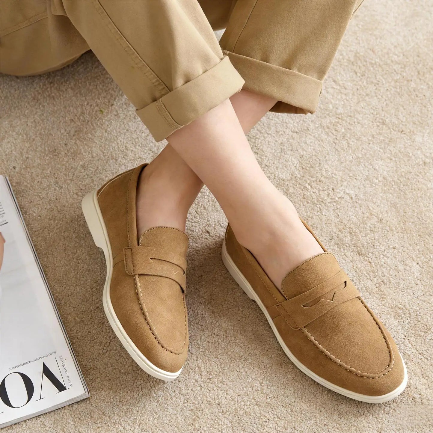 Men Loafers Breathable Fashion Summer Comfortable Men Cause Shoes