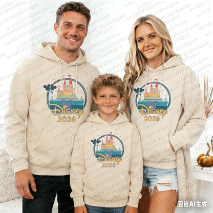 Trip Printed Hoodie Parent-child Fashion Cotton Warm Sweatshirt Loose Casual Coat Unisex