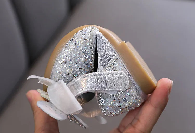 Girls Princess Shoes Children Party Dance Shoes Student Spring Autumn New Flats Kids Performance Shoes