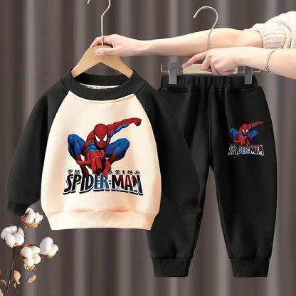 Children's Clothing Sets Boys Cartoon Sweatshirt and Sweatpant 2pcs Kids Tracksuits Boys Pullover Set
