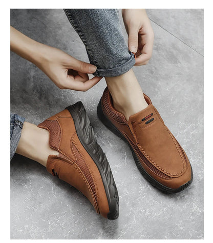 Men Sneakers Light Loafers Slip on Casual Shoes for Men Comfortable Walking Luxury Brand Male Business Shoe Driving Footwear