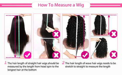 180% Density Brazilian Human Hair Wigs Pre Plucked Hd 13x4 Lace Front Wig Bleached Knots Transparent Lace Frontal Wig
