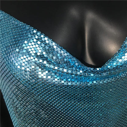 Women Solid Sequined Metal Camis Top 2025 Sexy Halter Backless V Strappy Party Nightclub Vest Cropped Tops