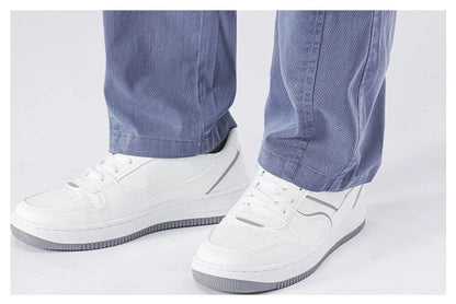 Spring Summer Thin Lyocell Casual Pants Men Loose Straight Fashion Stretch Korean Classic Trousers Men's Clothing Size M-5XL