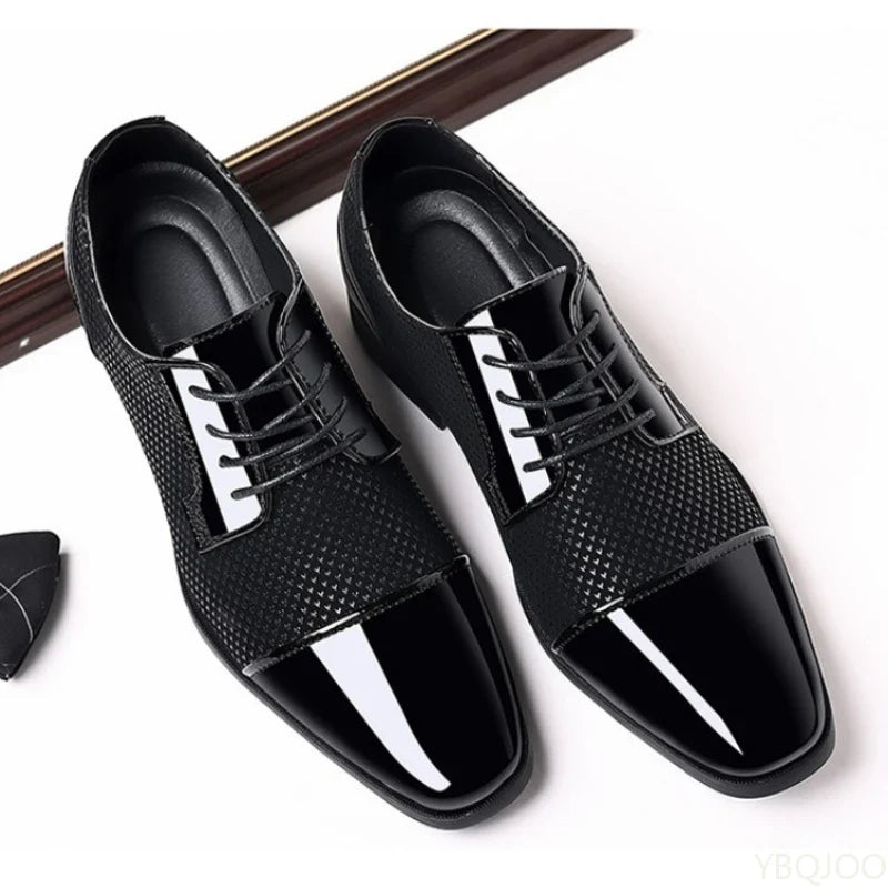 Large Size Fashionable Men's Office Formal Shoes, Low Cut Daily Comfortable Pointed Multifunctional Men's Wedding Shoes 2026