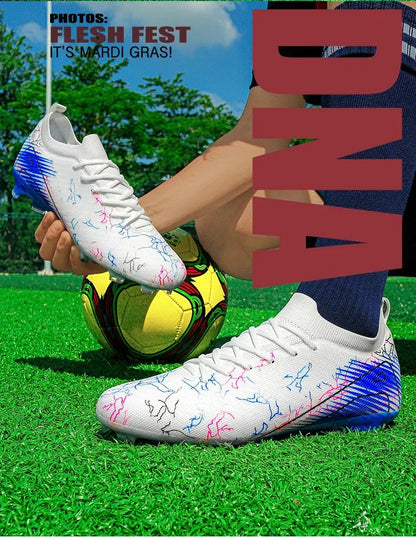 New Men's Football Boots Non-Slip Soccer Shoes Cleats Training FG Top Quality Sneakers Wholesale Drop Shipping Unisex Adult