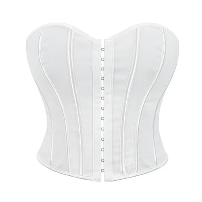 Fashion Strapless Off Shoulder Corset Tank Crop Tops Summer Backless  Camisole Underwear Female Bustier Top