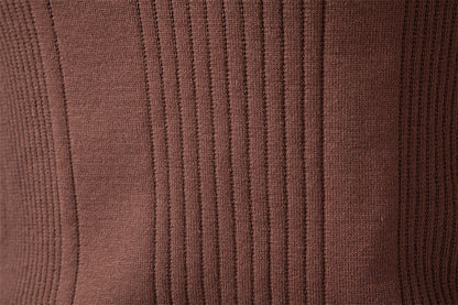 2025 Button Down Polo Shirt Men Solid Color Stripe Long Sleeve Fall Winter Luxury Warm Touch Business Casual Mens Polo Shirts