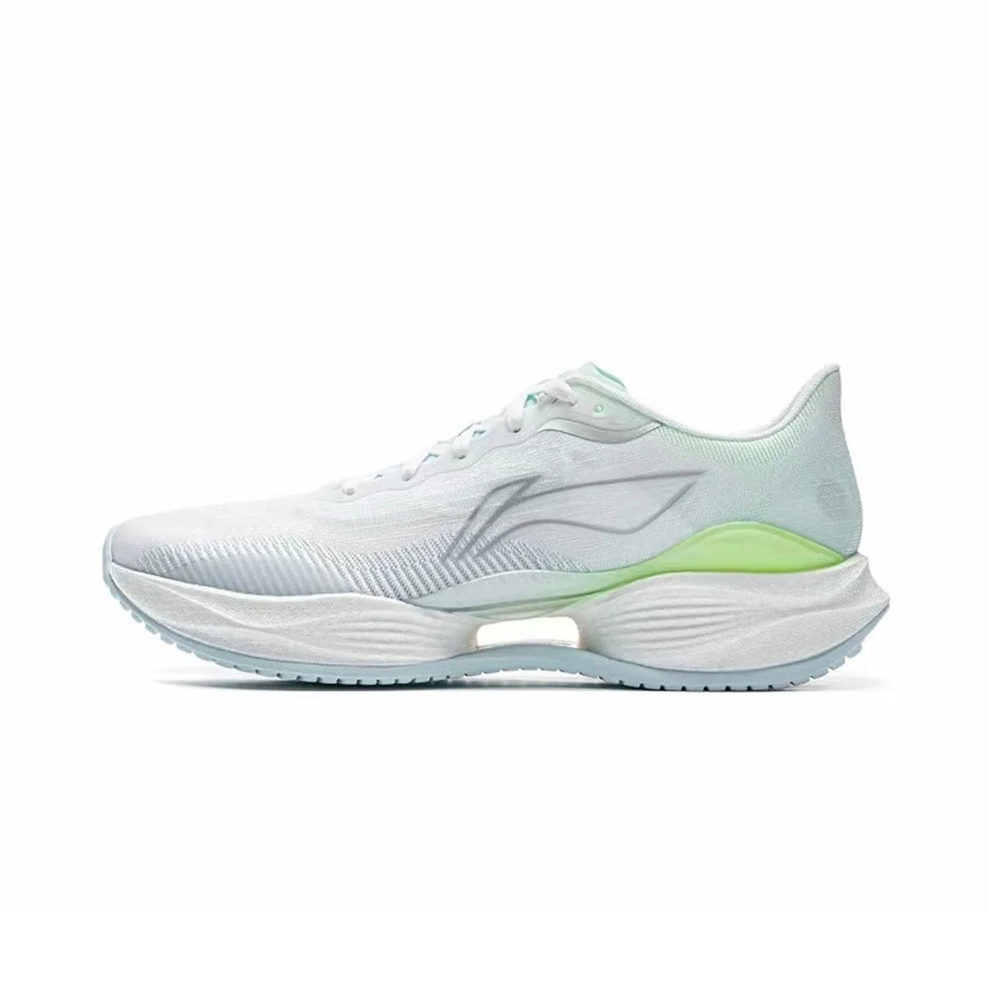 Tênis Masculino Li-Ning SUPER LIGHT 22 Leve para Corrida Amortecimento TEMPO BOUNCE BOOM FIBER LiNing Tênis Antiderrapante Vestível ARBV001