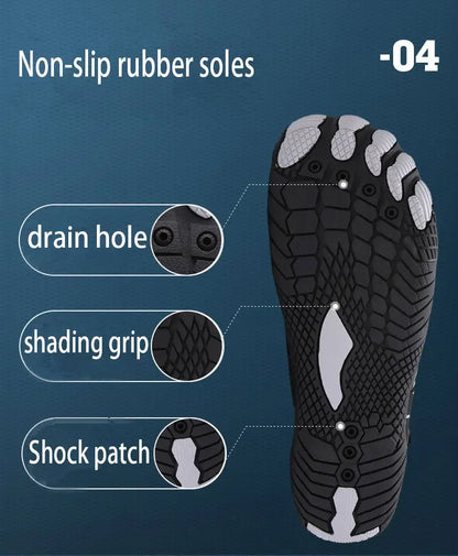 Unisex  Aqua Shoes Quick Dry Beach Shoes Men Breathable Sneakers Barefoot Upstream Water Shoes Women Swimming Sport Shoe