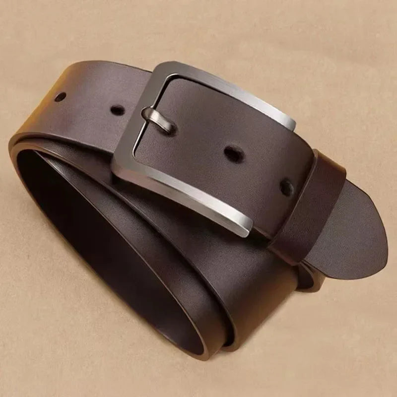 Male Famous Brand Luxury Designer PU Leather Jeans Belts for Men Pin Adjustable Alloy Buckle Waist Straps Belt 105cm 120cm 125cm