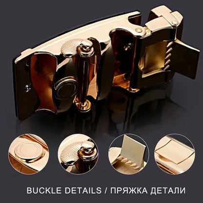 Belts Famous Brand Designer Belt Men Plus Size 130 140 150 160 170cm High Quality PU Leather Luxury Belts Metal Automatic Buckle