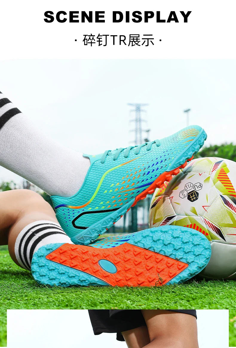 New Men Soccer Shoes Hot Sale Women Professional Football Boots Unisex High-quality Futsal Ultralight Cleats TF/FG Sneakers
