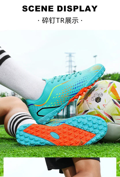 New Men Soccer Shoes Hot Sale Women Professional Football Boots Unisex High-quality Futsal Ultralight Cleats TF/FG Sneakers