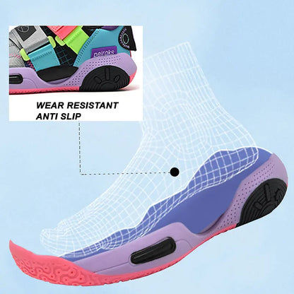 Children's Basketball Shoes For Boys Girls Non-slip Kids Sport Shoes Lightweight Outdoor Sneakers Trainers Footwear