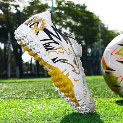 New Men Kids Football Boots Ultralight Professional Boys Match Grass Soccer Shoes Cleats Non-Slip Training Shoes Drop Shipping