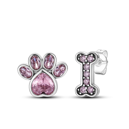 925 Silver Charms Plata De Ley 925 Jewelry Women Fashion Cute Tiny Clear Crystal CZ Stud Earrings Star Starfish Dolphin Earrings