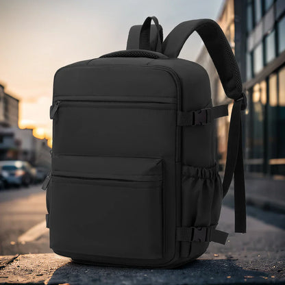 Cross-Border Travel Backpack for Men and Women, Large Capacity Shoe Compartment Luggage Bag, Computer Business Bag, Student School Bag, Commuting Bag