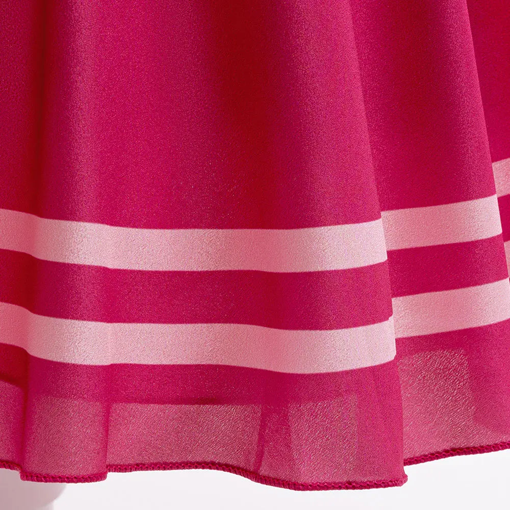 Vestido de Cosplay com Estampa de Cachorro de Desenho Animado Vestido de Menina Skye Princesa Vestidos de Desempenho para Festa de Aniversário Roupa de Carnaval de Halloween para Menina