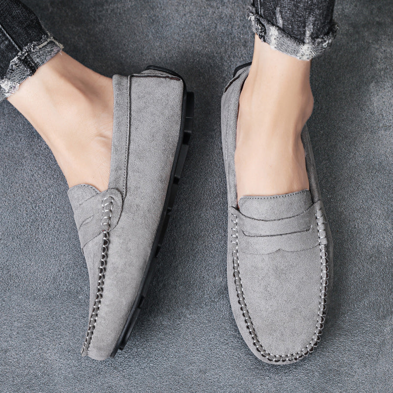 Trend Suede Men Casual Shoes Breathable Comfort Slip-on Mens Driving Shoes Fashion Men Lazy Shoes Luxury Brand Loafers Moccasins