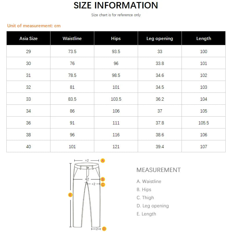 2026 new Cotton Elastic Men's Jeans Spring Fitted Straight Business Casual Trousers Soft Comfortable Fashion Korean Denim Pants
