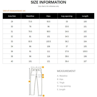 2026 new Cotton Elastic Men's Jeans Spring Fitted Straight Business Casual Trousers Soft Comfortable Fashion Korean Denim Pants