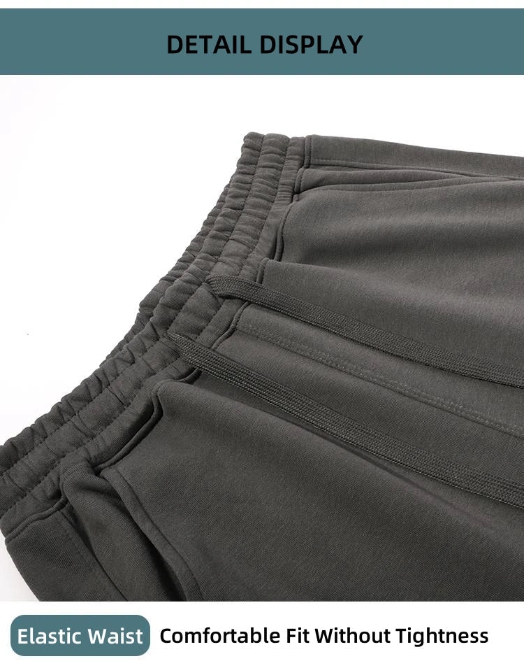 2026 Men Spring Autumn high quality Cotton Sweatpants Casual Drawstring Pockets Trousers Oversize Sweatpants Joggers For Unisex