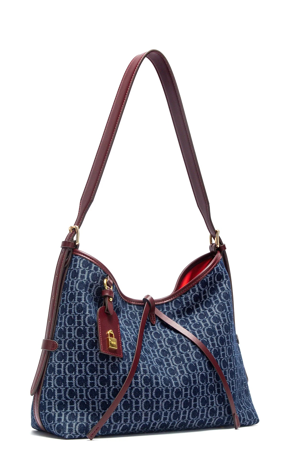Women's Tote Bag 2025 New Wine Red Mother and Child Bag Leisure Vacation Handbag