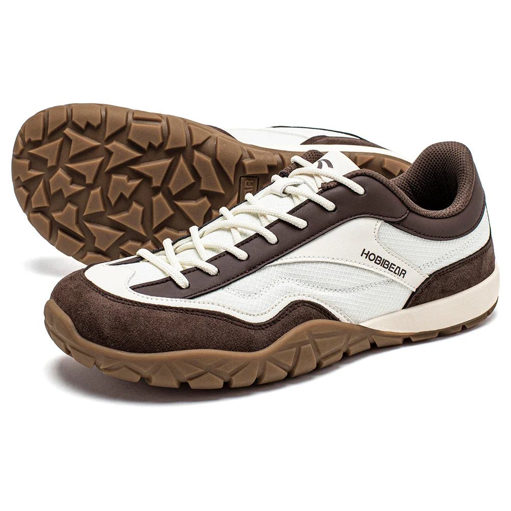 Wide Width Hiking Shoes Unisex Trekking Trail Running Sneakers Retro Non Slip Lace-Up Walking Shoes