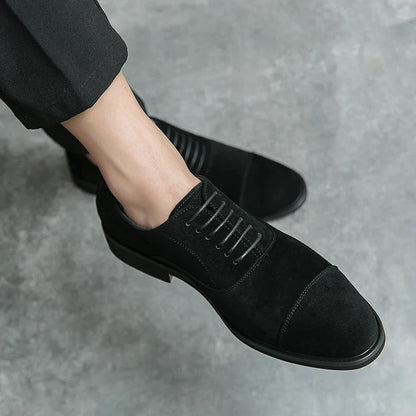 Dress Oxfords Men's Formal Shoes Casual Business Flats Leisure Footwear Party Loafers Retro Men Moccasins Zapatillas Para Hombre