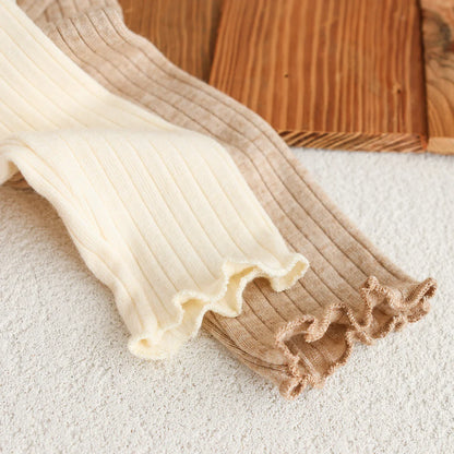 Autumn and Winter Fashion Toddler Girls Long Sleeve Mesh dress Pit Strip Ear Edge Bow Mesh Autumn and Winter dress Princess Gift