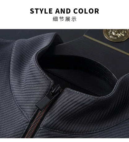 (jackets + trousers) 2024 spring fashion men jackets Man coats long sleeve men's casual jackets men A set of clothes size M-5XL