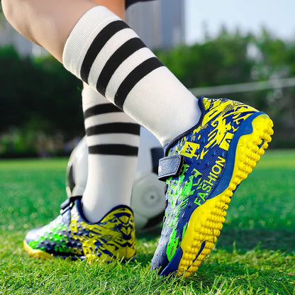 New Kids Professional Soccer Shoes Match Grass Ultralight Cleats Men Non-Slip Turf Football Boots Training Shoes Drop Shipping