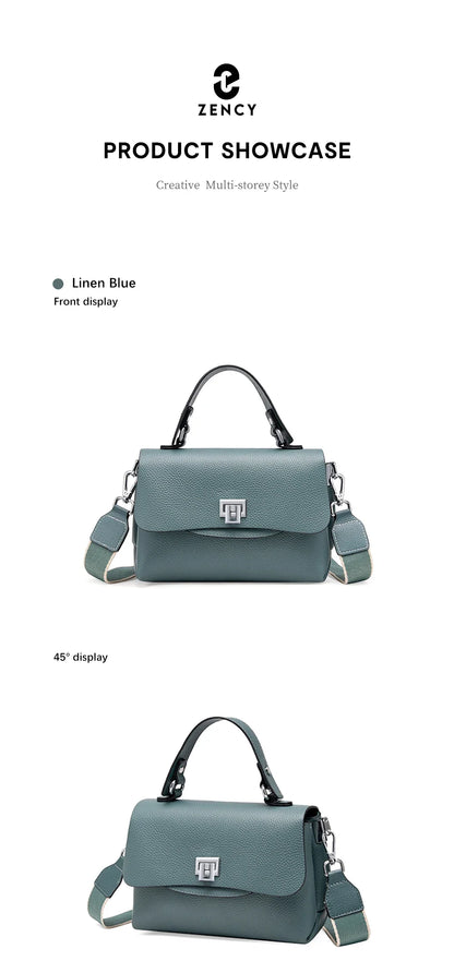 Women Genuine Leather Top-handle Bag Envelope Bags Luxury Designer Shoulder Handbag Ladies Elegant Crossbody For Ladies