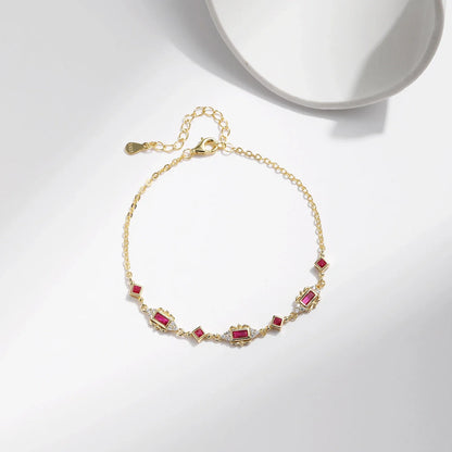 925 Sterling Silver Exquisite Retro Crown CZ Bracelets Gold Color Adjustable Link Chain Bracelets For Women Jewelry