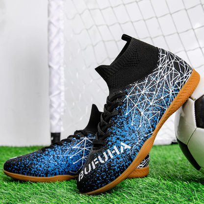 Men Soccer Shoes TF High-quality Breathable Unisex Football Boots Professional Sneakers Ultralight Match Hot Sale Women Match