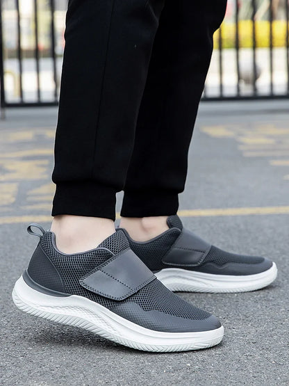 Men Orthopedics Wide Feet Swollen Walking Casual Shoes Thumb Eversion Adjusting Soft Comfortable Diabetic Man Shoes Big Size