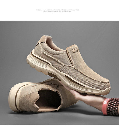 Men's Lightweight Canvas Loafers for Outdoor Hiking Camping Casual Sports Running Jogging Shoes Size 39-48