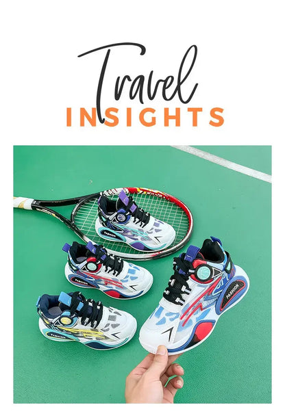 Kids Sneakers Breathable Mesh Sports Shoes for Children Boys Lightweight Basketball Shoes 2025 New Casual Sneakers Boys Trainers