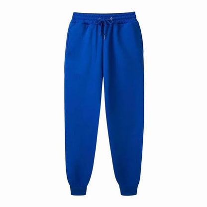 Men's Sweatpants Autumn and winter Fleece Pants Sport Long Pants Casual Drawstring Jogger Pants Pockets  Keep warm Trousers