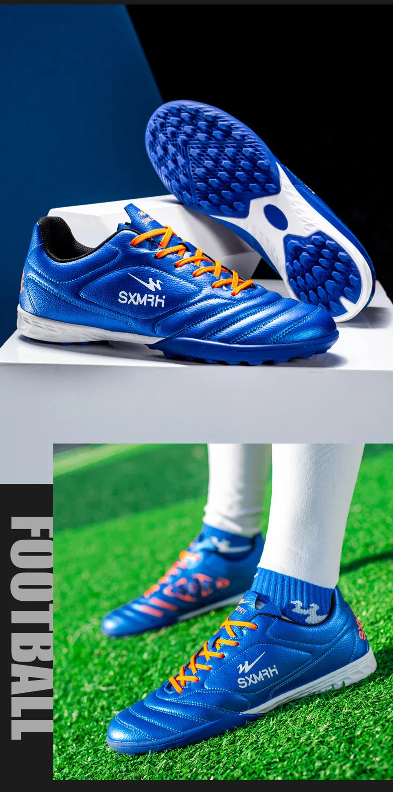 Double Star TF Turf Studs Football Shoes 33-45 Size Breathable Non-slip Outdoor Lawn Youth Professional Soccer Cleats