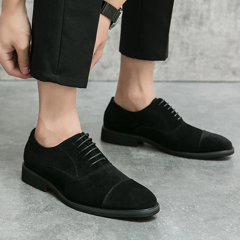 Dress Oxfords Men's Formal Shoes Casual Business Flats Leisure Footwear Party Loafers Retro Men Moccasins Zapatillas Para Hombre