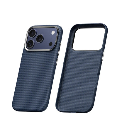 Iphone 17 Pro Max / 17 Pro / 16 Pro Max / 16 Pro Magnetic Stand Carbon Fiber Pattern Magsafe Pc Hard Cover