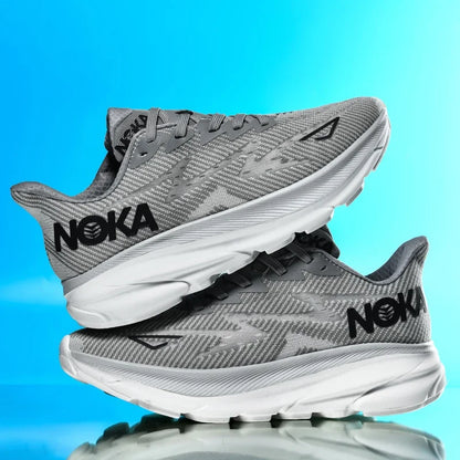 Men's Running Shoes Jogging Cushioning Outdoor Luxury Shoes Trainer Race Breathable Couple Non-Slip Sneakers Mesh Off-road Shoes